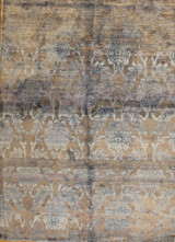 Modern Hand Knotted Bamboo silk modern design carpet-Pakistan 5'7x 7'10 