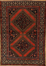 Antique Rugs Antique Persian Afshar 4' x 5'10 