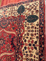 Rust Red Traditional design Hand Knotted Rug 8'2 X 9'7