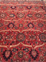 Rust Red Traditional design Hand Knotted Rug 8'2 X 9'7