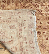 Light color background hand woven room size carper 8'2 X 9'8