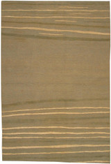 Tibet 6'1" X 8'11" 100 Knot Modern rug with Silk 