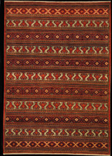 Contemporary Rugs Colorful contemporary carpet  5' X 6'11 