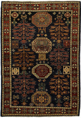Afghan Oriental Rugs 4.1 X 5.10 Tribal Design Rug 