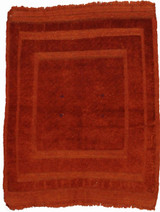 Afghan Oriental Rugs 3'5" X 4'5" Over dyed Afghan sofreh 