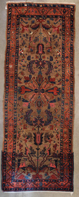Iran 3'8" X 10 Kurdish rug made in Iran 