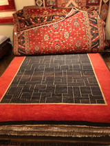 Contemporary Rugs Room size Gabbeh style Rug 9'0" X 12'1" 