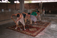 How to wash your oriental rug