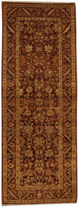 Traditional Eight foot burgundy color runner 2'11" x 7'9" 