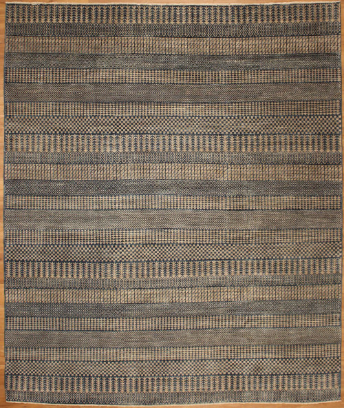 Modern Grey Green modern design rug 8'1 x 9'8 