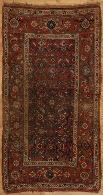 Antique Bijar style Tribal rug 3'7 x 6'8