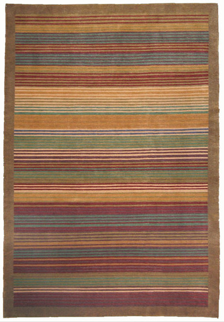 Modern Multi color Modern design rug 6' x 9' 