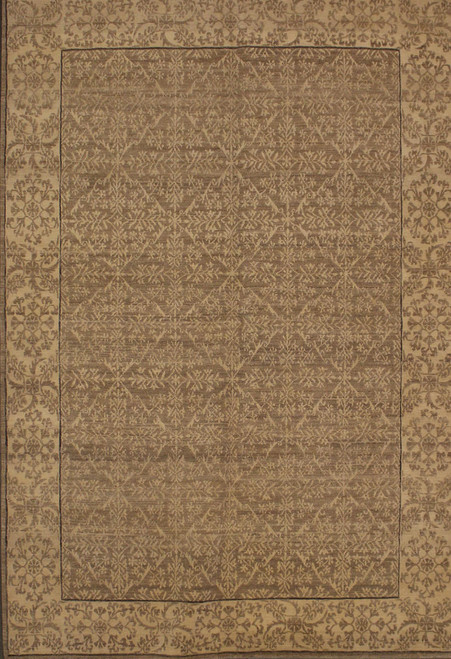 Modern contemporary design Tibetan -100 Knot 6'1 x 8'11 