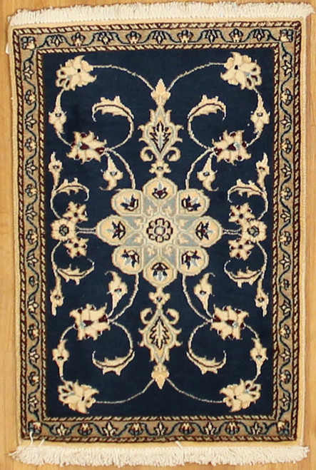 Traditional Blue Persian Nain (9123) 2' x 3' 