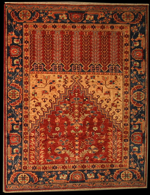 Prayer Rugs Prayer Rug design Afghan rug 4'9 X 6' 