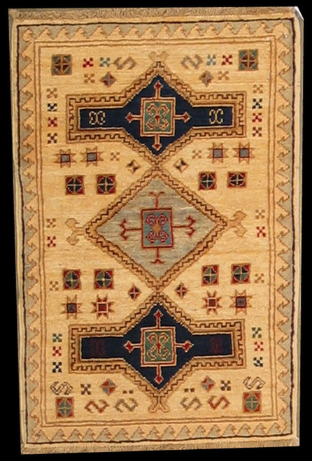 Tribal Rugs Caucasian design 2' x 3' 