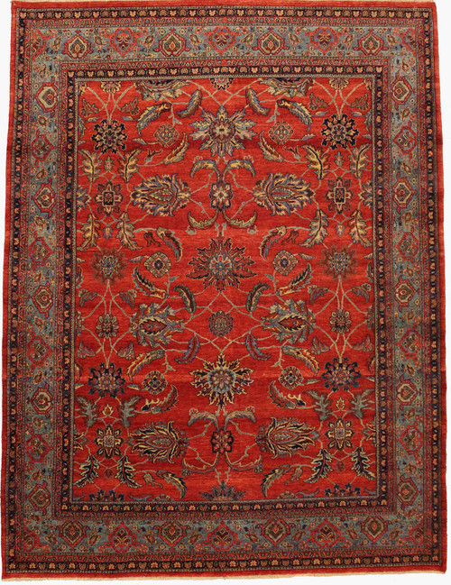 Traditional Handmade Indian carpet 8'3" x 10'9" 