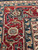 Dark Navy blue and red border rug 7'11 x 9'2