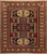 Afghanistan 5' X 5'6 multi-color tribal design 