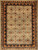 Transitional 5' x 6'10 Repeated Pattern design rug 