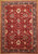  Traditional design red 6' x 8'9 carpet. 