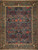 Tribal Rugs Geometric design light blue hand-woven room size rug 8'9x12' 