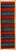 Contemporary Rugs Strip design and colorful Hand-Knotted Afghani Runner 2'9” x 9’7” 