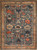 Medium Blue Bakhshyeh design room size rug 9' x 12'1