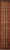 Transitional Multi color Transitional design runner 2'8 x 14'4 