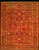 Traditional Mamluk design burgundy color rug 8' x 9'10 