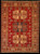 Tribal Rugs Hand Knotted Caucasian Kazak design carpet 4'2 X 5'7 