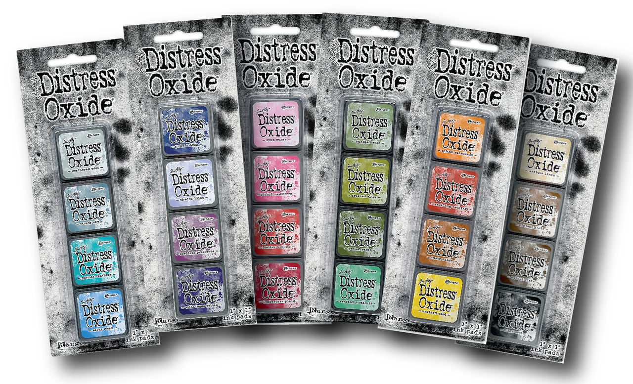 Tim Holtz Distress Mini Oxide Ink Pads – Water‑Reactive Mini Ink Cubes ...