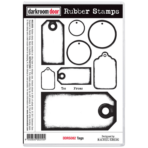  Rubber Stamp Set │Tags    