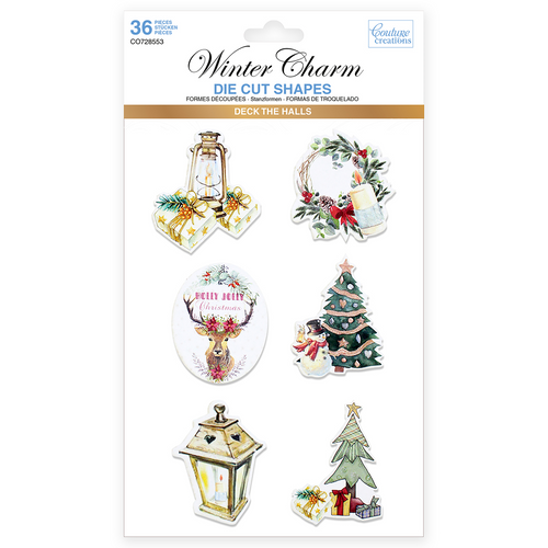  Winter Charm - Die Cut Shapes (36pc)│Couture Creations   