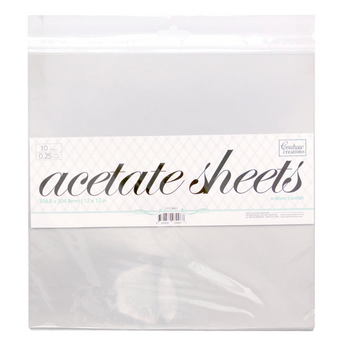  12x12" Acetate Sheets │10pc