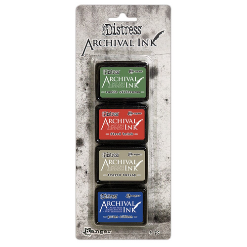 Tim Holtz Mini Distress Archival Ink Pads  │Kit 6