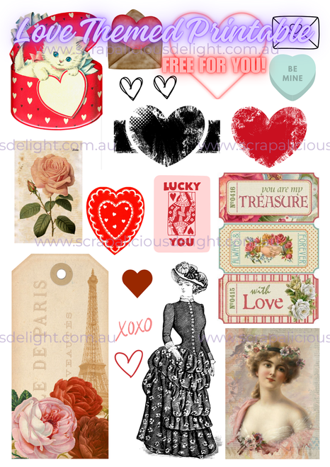 (FREE) Love Themed Printable