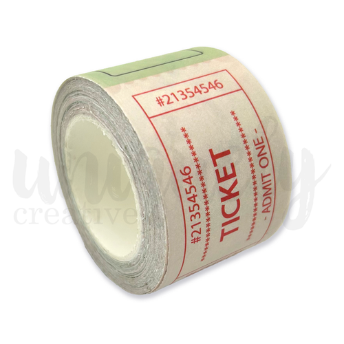 Vintage Tickets Washi Tape 30mm