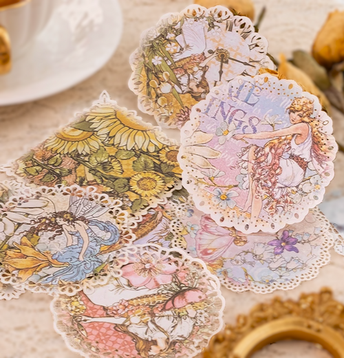 Vintage Lace Paper Doilies│Enchanted Garden Fairies