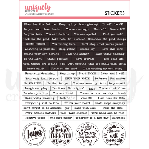 Heart & Soul Journal Stickers