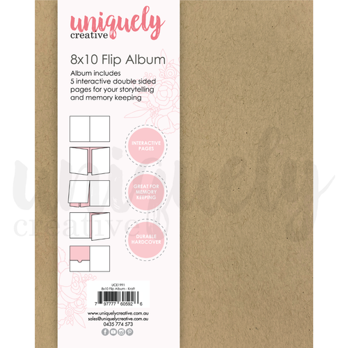8x10 Flip Album │Kraft