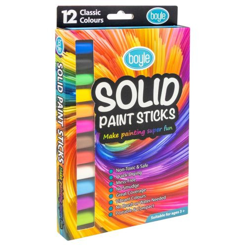 Solid Paint Sticks │ Classic Colours (12pc)