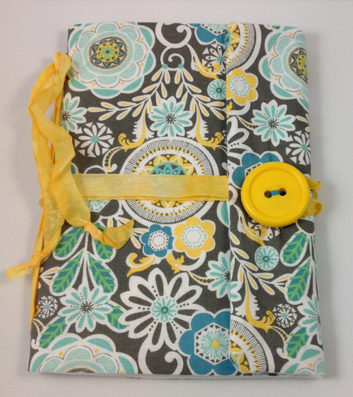 Fabric Art Journal: Daisy Garden front view