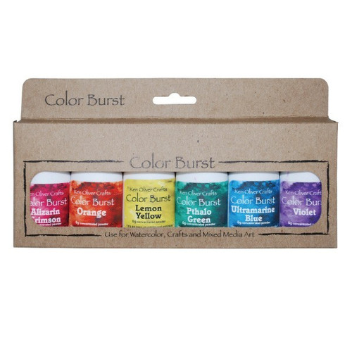 KEN OLIVER COLOR  BURST BRIGHTS  6 PACK