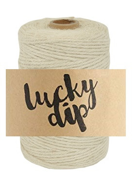 Kaisercraft- Lucky Dip White Jute Cord 