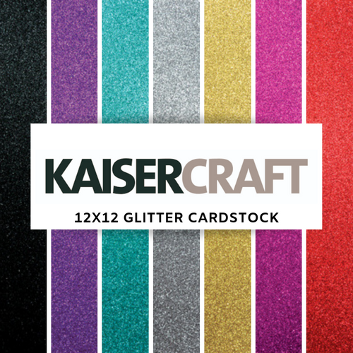 Kaisercraft 12x12│Glitter Cardstock 