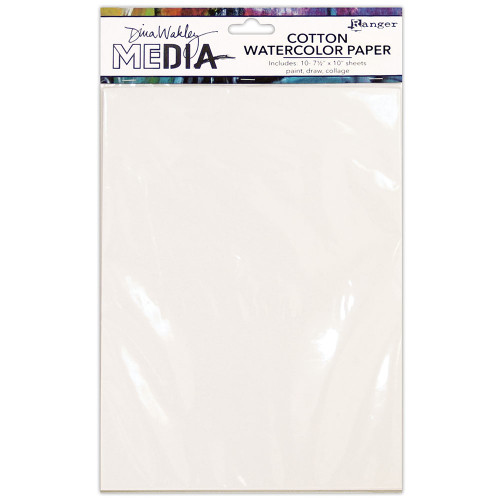 Dina Wakley MEdia │Cotton Watercolour Paper (10 pk)