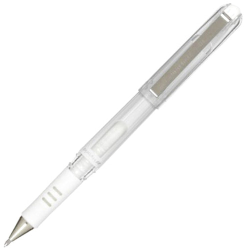 Pentel Hybrid Gel Grip DX Rollerball Pen 1.0mm │White 