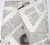 Paper Collage Napkins: News Print