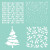 12 X 12" Template/Stencil |Christmas Quarters